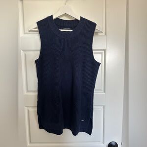 Tommy Hilfiger Dark Blue Knit Tank Top